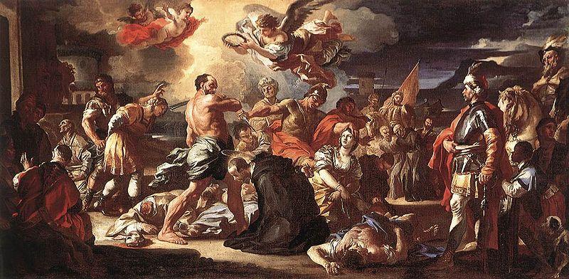 The Martyrdom of Sts Placidus and Flavia, Francesco Solimena